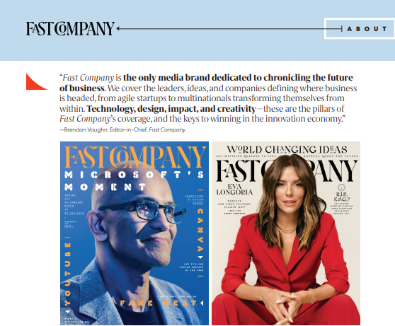 Fast Company media kit