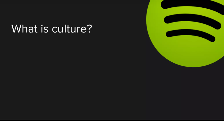 Spotify includes questions for the audience in its culture presentation deck