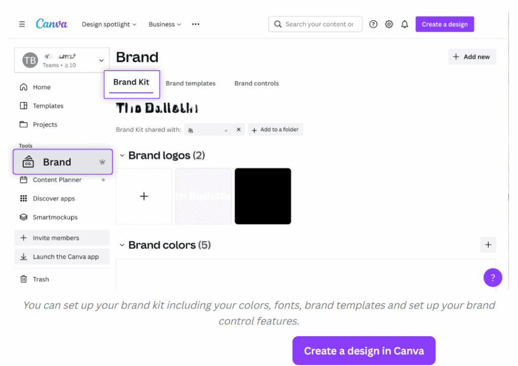 Brand Kit in Canva